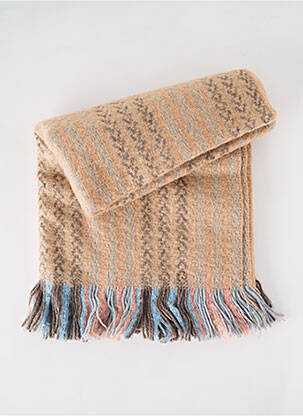 Echarpe imprimé fantaisie beige JOSÉLISE femme