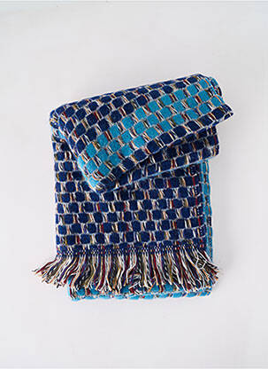 Echarpe imprimé fantaisie bleu JOSÉLISE femme