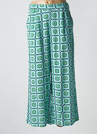 Pantalon large fermeture zip latéral bleu SURKANA femme