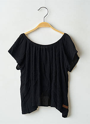 Top manches courtes manches courtes noir BOBOLI fille