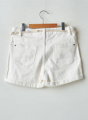 Short fermeture zippée sous rabat boutonné beige MAYORAL fille