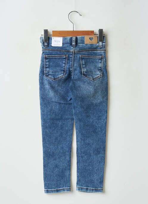 Jeans skinny taille élastique bleu MAYORAL fille