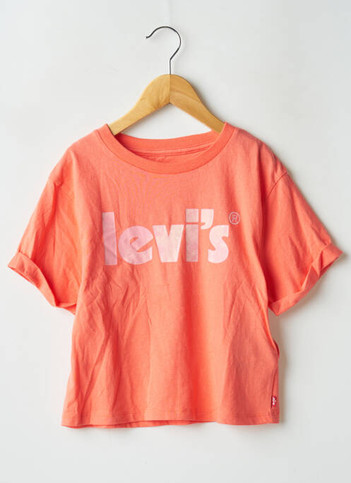 Top orange LEVIS pour fille