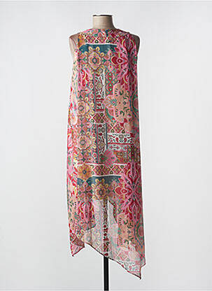 Robe courte sans manche sans manche rose LES P'TITES BOMBES femme