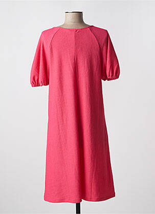 Robe mi-longue manches courtes manches courtes rouge GARCIA femme