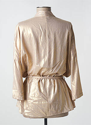 Veste kimono col cache-coeur or EVA KAYAN femme