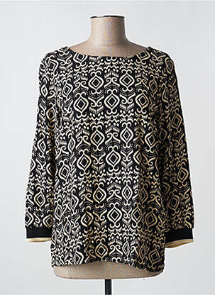 T-shirt stretch manches longues noir GARCIA femme
