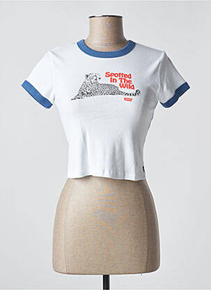 T-shirt stretch manches courtes blanc LEVIS femme