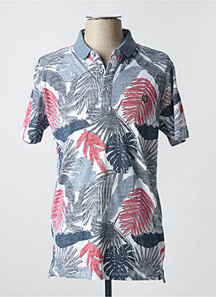 Polo tissage jersey manches courtes bleu GARCIA homme