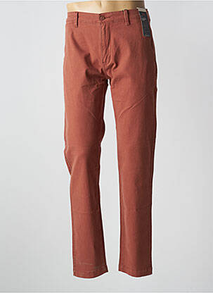 Pantalon chino stretch taille normale orange LEVI'S homme