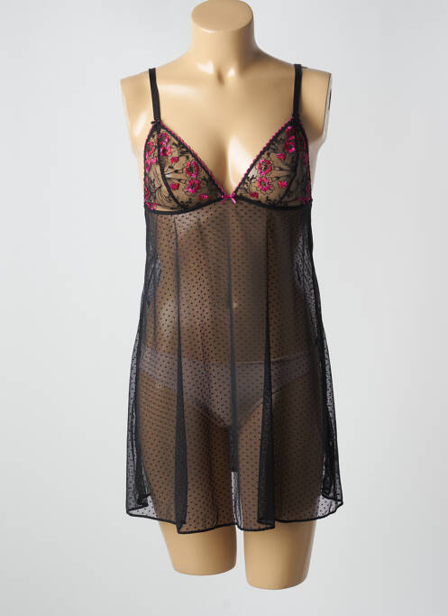 Nuisette/combinette noir AUBADE pour femme