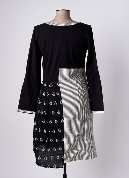 Robe courte noir RHUM RAISIN pour femme