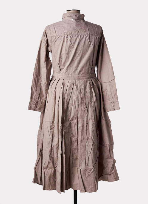 Robe mi-longue beige RHUM RAISIN pour femme