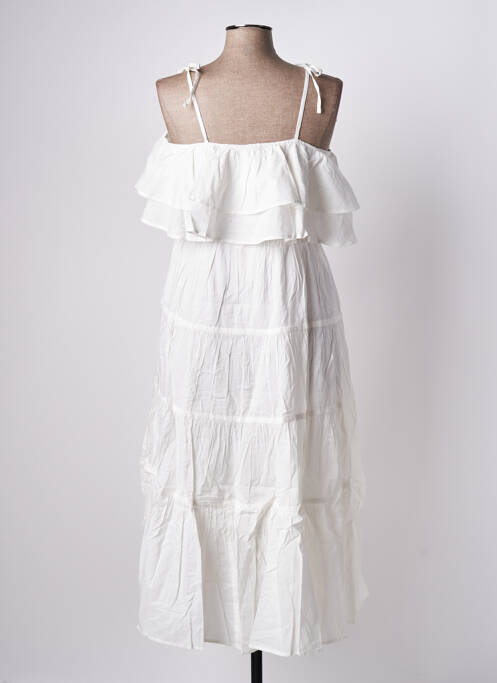 Robe longue blanc RHUM RAISIN pour femme