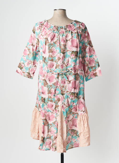 Tunique manches courtes rose RHUM RAISIN pour femme