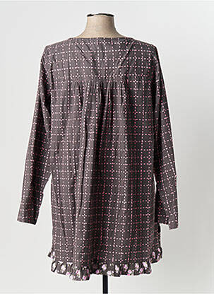 Tunique manches longues col rond gris RHUM RAISIN femme