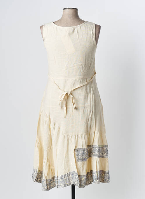 Robe mi-longue beige RHUM RAISIN pour femme