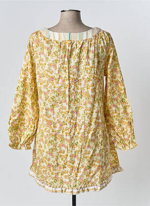 Tunique manches longues col rond jaune RHUM RAISIN femme