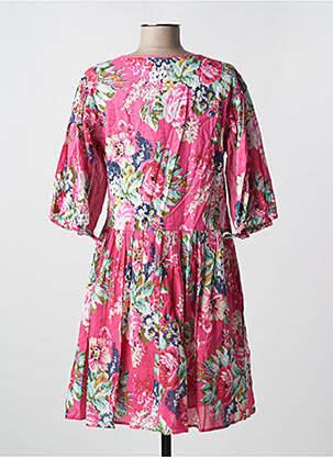 Tunique manches courtes coupe cintrée rose RHUM RAISIN femme