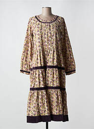 Robe longue manches longues manches longues violet RHUM RAISIN femme