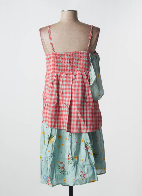 Robe mi-longue bleu RHUM RAISIN pour femme