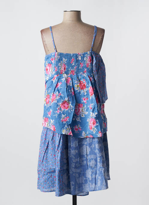 Robe mi-longue bleu RHUM RAISIN pour femme