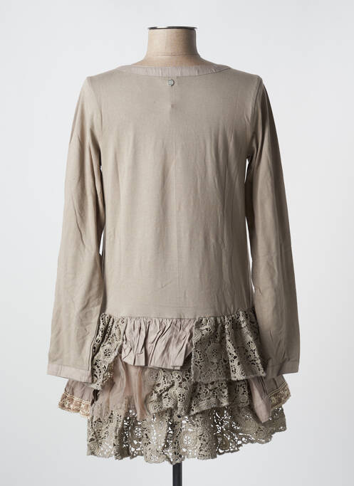 Robe courte beige RHUM RAISIN pour femme