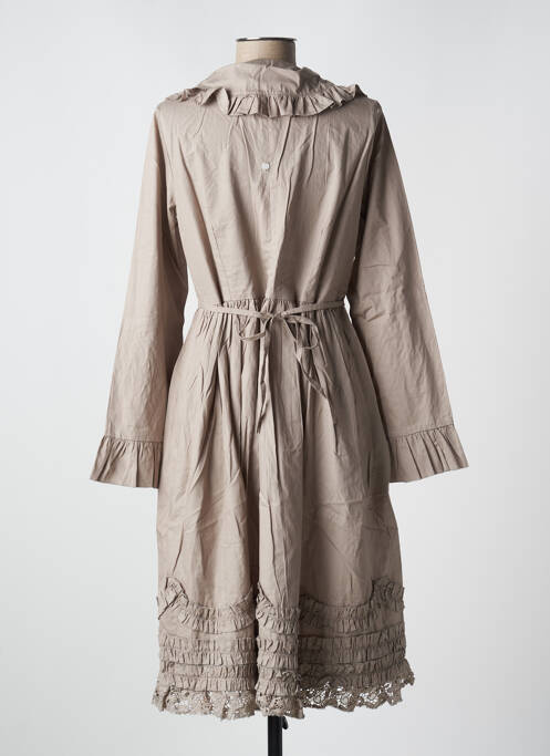 Robe mi-longue beige RHUM RAISIN pour femme