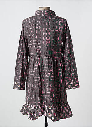 Robe courte manches longues manches longues rose RHUM RAISIN femme