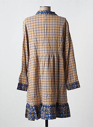 Robe courte manches longues manches longues bleu RHUM RAISIN femme