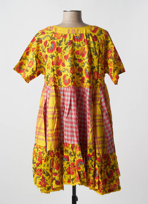 Tunique manches courtes jaune RHUM RAISIN pour femme