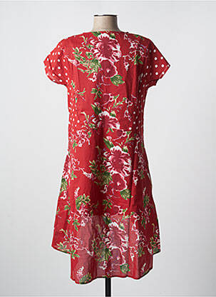 Tunique manches courtes coupe cintrée rouge RHUM RAISIN femme