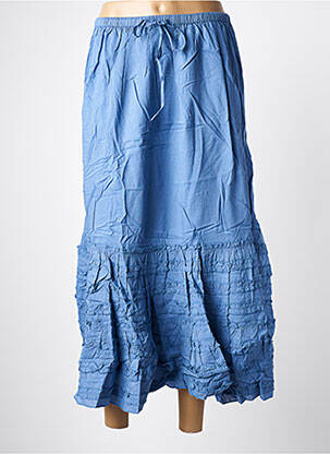 Jupe longue doublure bleu RHUM RAISIN femme