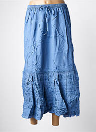 Jupe longue doublure bleu RHUM RAISIN femme