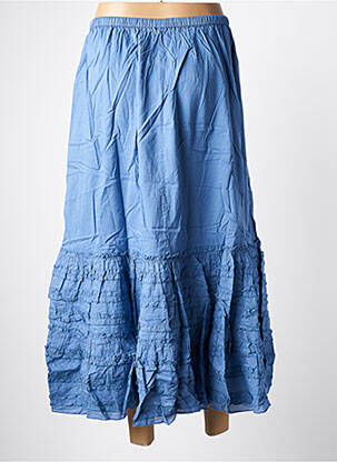 Jupe longue doublure bleu RHUM RAISIN femme