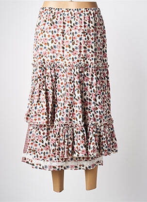 Jupe longue doublure rose RHUM RAISIN femme