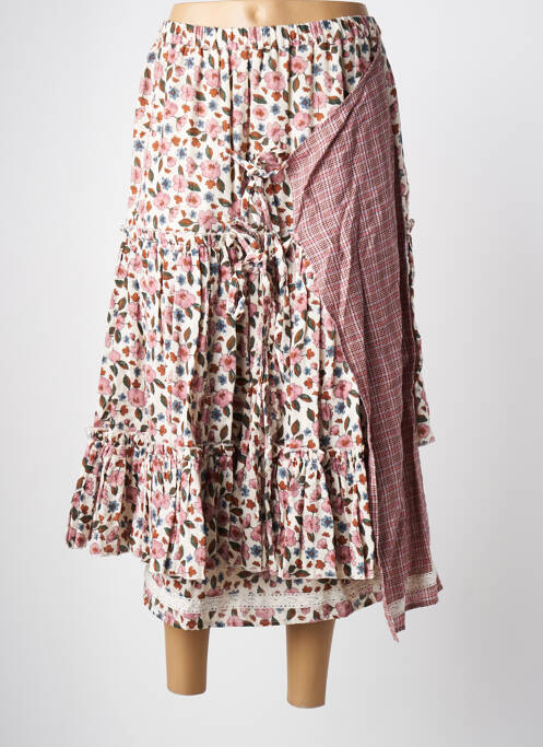 Jupe longue doublure rose RHUM RAISIN femme