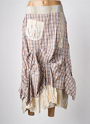Jupe longue doublure beige RHUM RAISIN femme