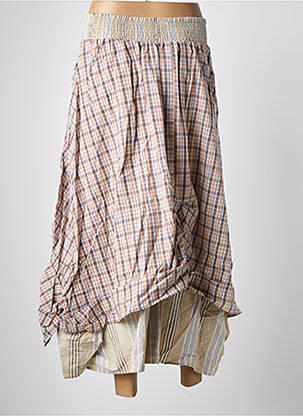 Jupe longue doublure beige RHUM RAISIN femme