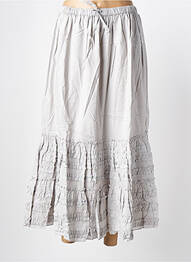 Jupe longue doublure gris RHUM RAISIN femme