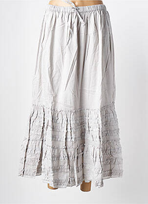 Jupe longue doublure gris RHUM RAISIN femme