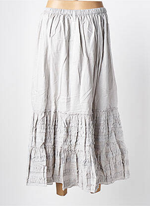 Jupe longue doublure gris RHUM RAISIN femme