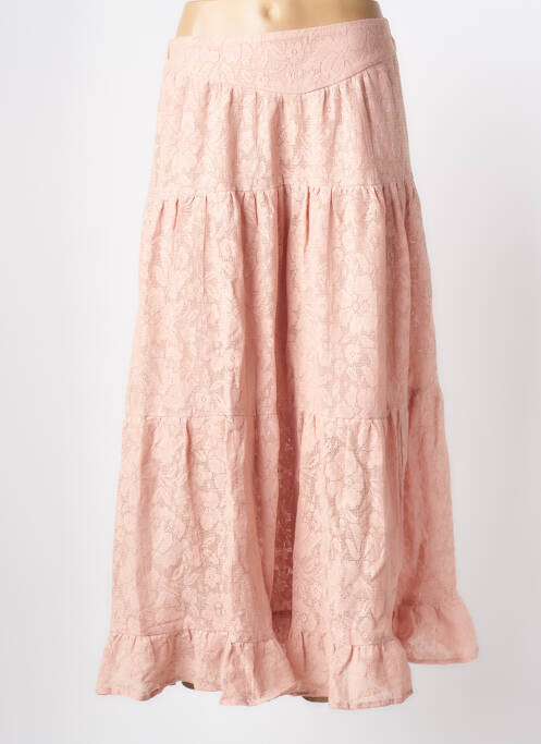 Jupe longue doublure rose RHUM RAISIN femme