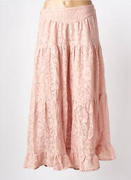 Jupe longue doublure rose RHUM RAISIN femme