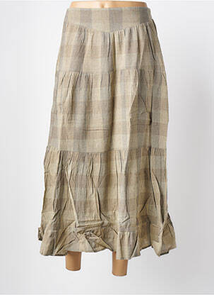 Jupe longue doublure vert RHUM RAISIN femme