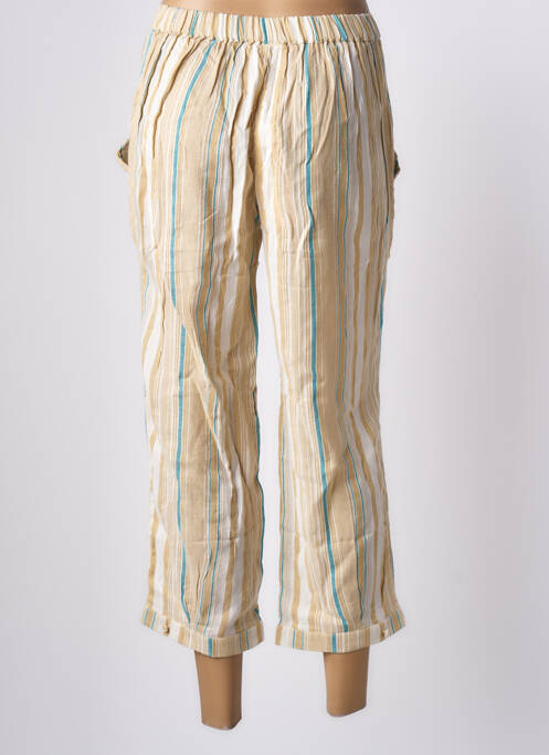 Pantalon 7/8 beige RHUM RAISIN pour femme