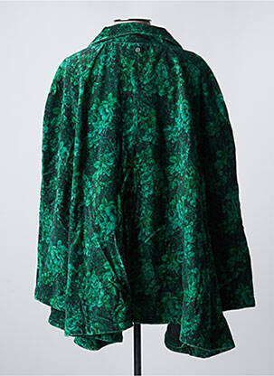 Veste casual col tailleur vert RHUM RAISIN femme