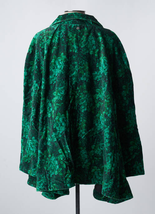 Veste casual col tailleur vert RHUM RAISIN femme