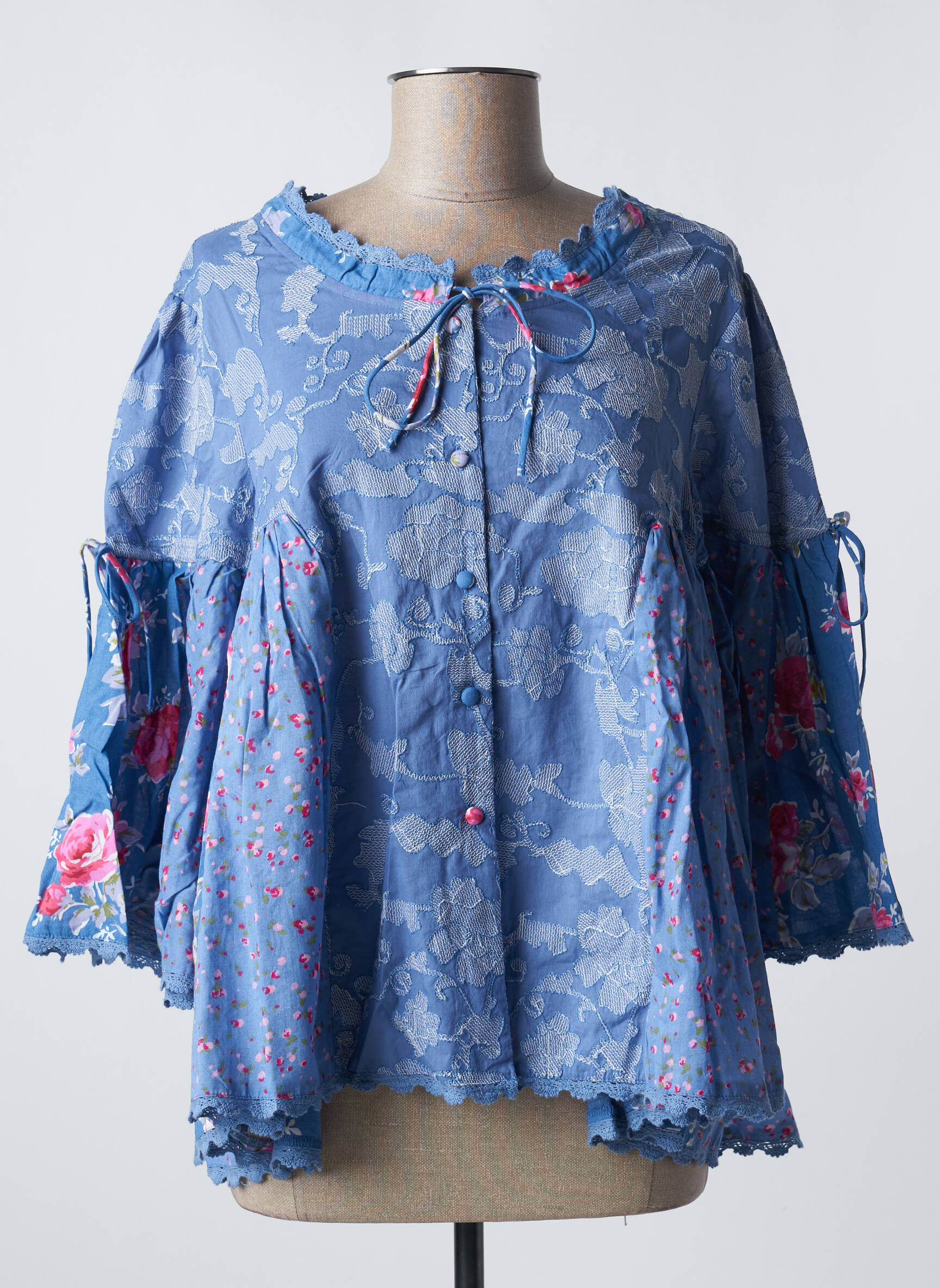 Blouse Rhum Raisin Taille 4 Gris - Occasion Très Bon État - Pour Femme - Style Regular