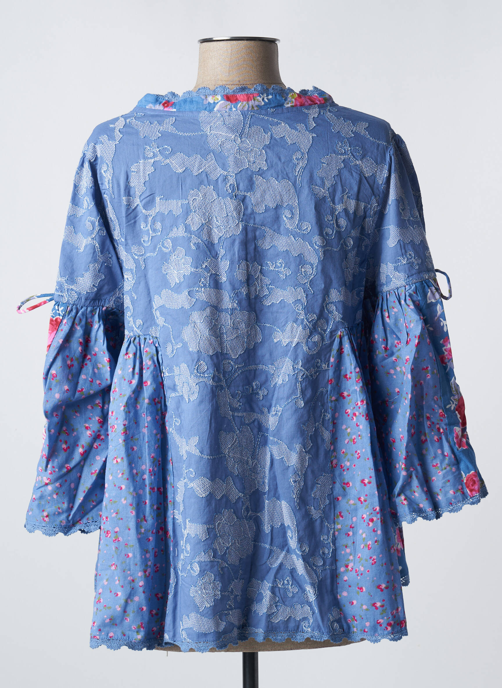 Blouse Femme Rhum Raisin - Taille 4, Couleur Grise - Occasion En Très Bon état